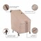 Modern Leisure Monterey High Back Patio Chair Cover, 25.5 in. L x 35.5 in. W x 34 in. H, Beige 2901 - alternate 2